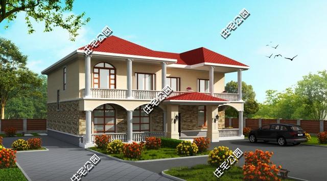 農(nóng)村自建房15米面寬戶型2套，7個衛(wèi)生間多么？