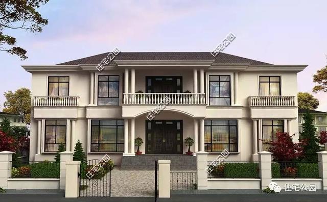 2層農(nóng)村別墅21X12米，布局實(shí)用滿足三代人生活。全圖！！