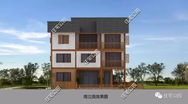 農(nóng)村風(fēng)景好，自建3層12X10米觀景別墅，在家就能掙錢！