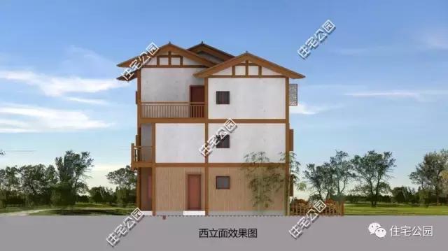 農(nóng)村風(fēng)景好，自建3層12X10米觀景別墅，在家就能掙錢！