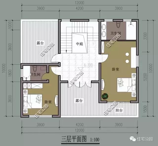 農(nóng)村風(fēng)景好，自建3層12X10米觀景別墅，在家就能掙錢！