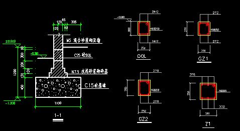 3層別墅CAD圖紙，占地面積120平米，建筑面積301方米