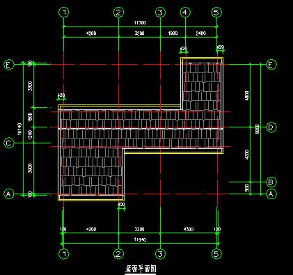 3層別墅CAD圖紙，占地面積120平米，建筑面積301方米