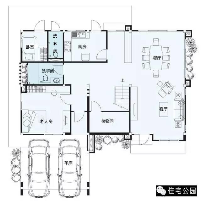 2層時(shí)尚別墅，5室2廳、秀外慧中！