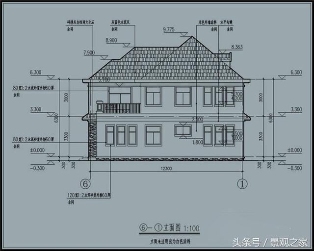 新農(nóng)村兩層別墅設(shè)計圖紙及效果圖！