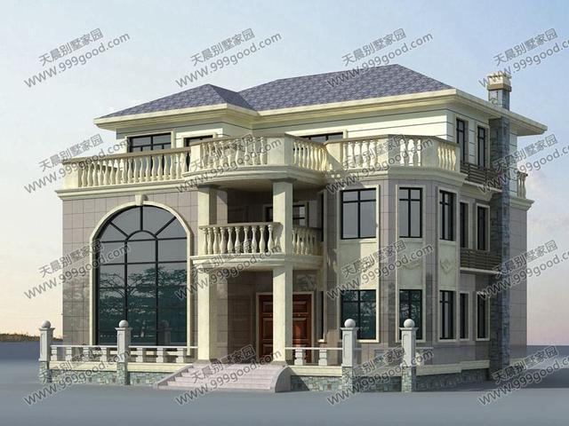 這樣接地氣的14X15米三層別墅，蓋好只要28萬？含全圖！