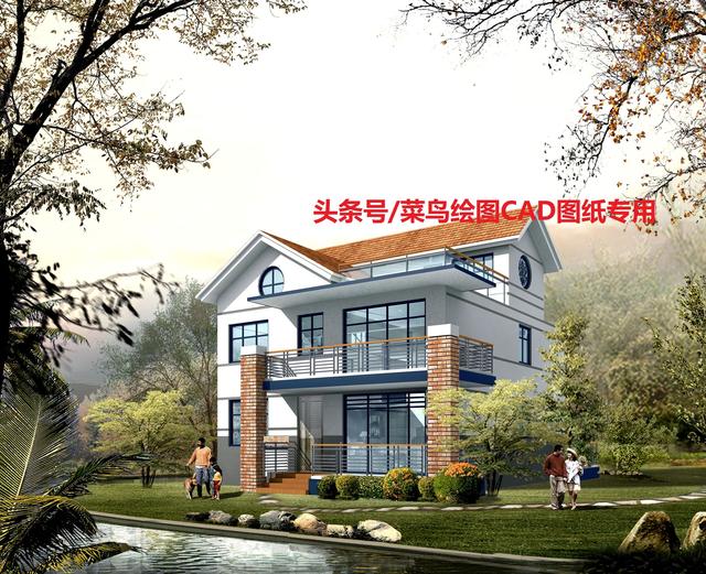 21萬(wàn)建3層別墅！平屋頂與坡屋頂相結(jié)合，簡(jiǎn)潔大方空間利用率高