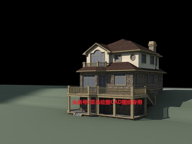 26萬建3層別墅！簡潔大方空間利用率高，富有時代氣息！