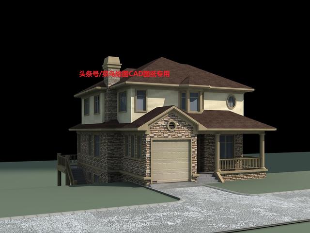 26萬建3層別墅！簡潔大方空間利用率高，富有時代氣息！