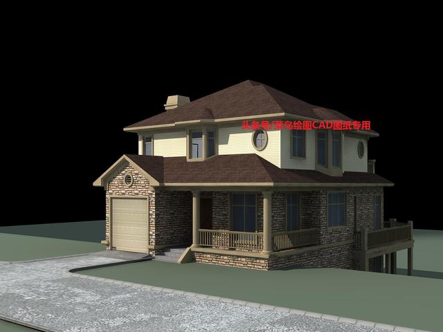 26萬建3層別墅！簡潔大方空間利用率高，富有時代氣息！