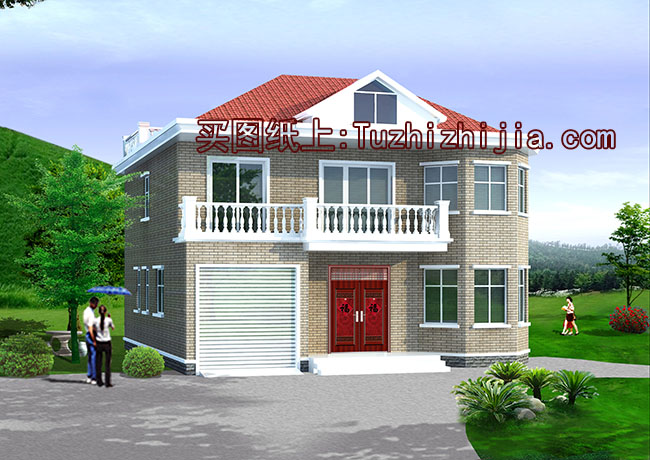 簡單的二層樓房圖片及設計方案，自建樓房必看