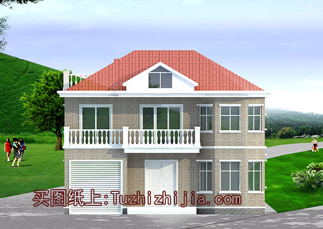 簡單的二層樓房圖片及設計方案，自建樓房必看