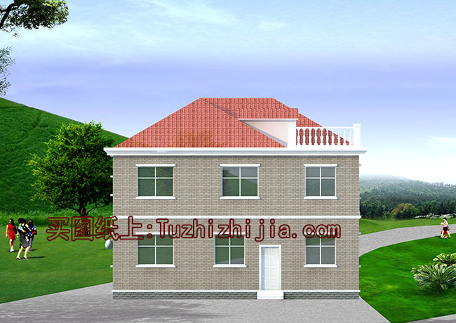 簡單的二層樓房圖片及設計方案，自建樓房必看