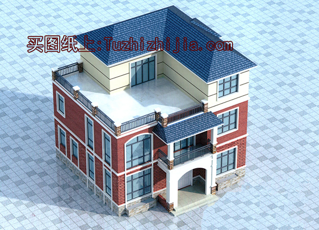 農(nóng)村三層樓房設(shè)計(jì)圖，帶外觀圖片，新款戶型