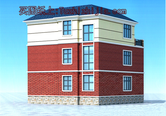 農(nóng)村三層樓房設(shè)計(jì)圖，帶外觀圖片，新款戶型