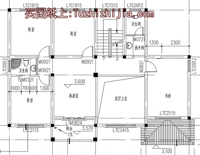 農(nóng)村三層私人住宅設(shè)計(jì)圖紙及效果圖，帶車庫，帶露臺(tái)