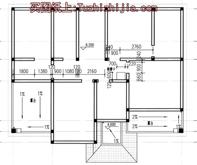 帶閣樓二層別墅設計圖，帶外觀效果圖片