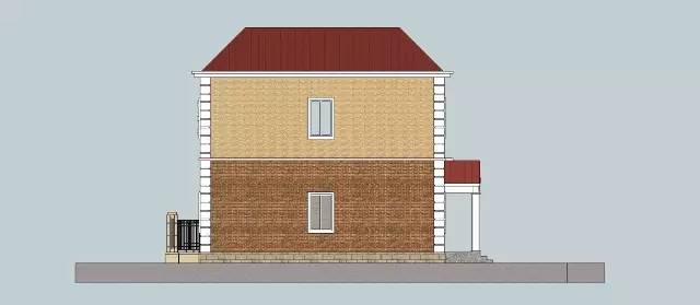 12米x10米帶車庫兩層小別墅, 毛坯25萬毛坯能建！