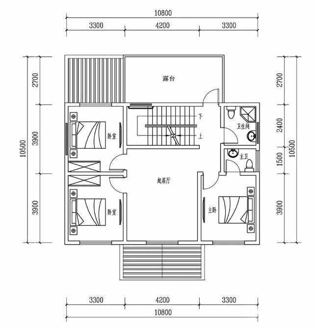 宜居大氣的3層農(nóng)村別墅, 2套方案哪套布局好！