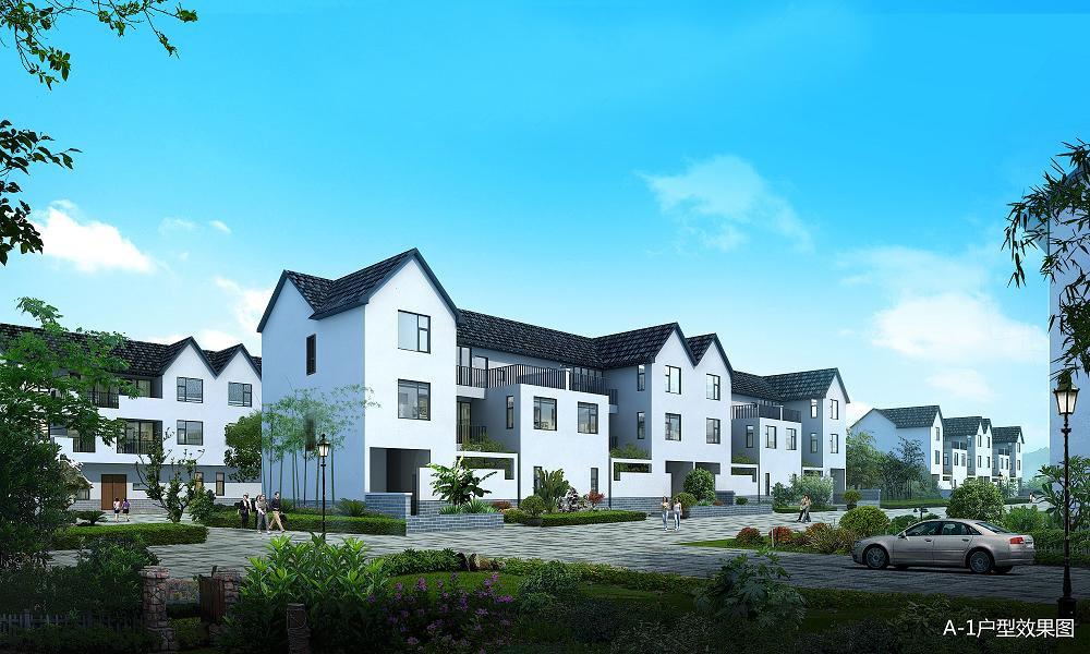 2套帶堂屋中式鄉(xiāng)村雙拼別墅設計圖紙, 單戶15萬內含平面圖！