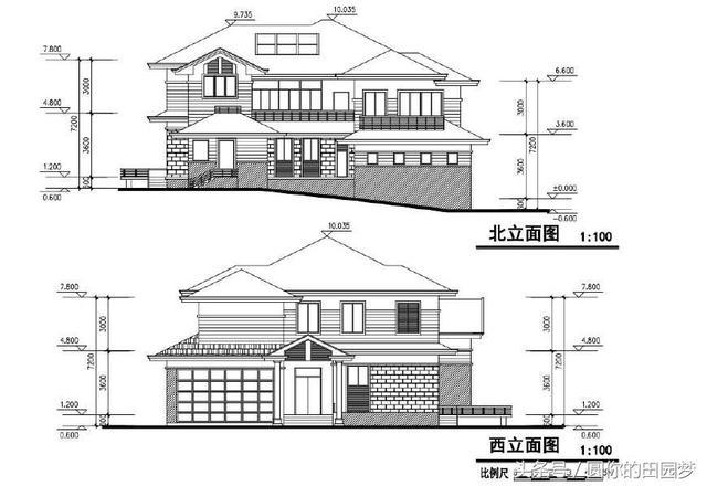 斜屋面二層獨(dú)棟別墅 造型簡(jiǎn)潔漂亮空間布局合理