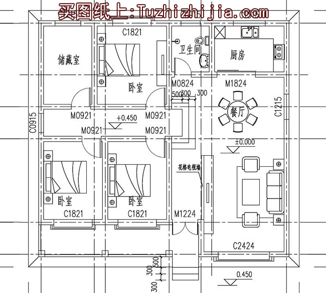 北方農(nóng)村平房建筑設計圖及效果圖，平房戶型圖推薦