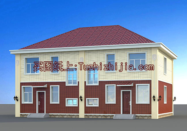 農(nóng)村二層別墅設(shè)計圖，帶外觀效果圖，兄弟自建推薦