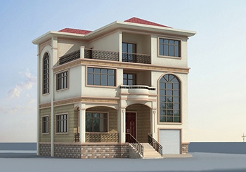 農(nóng)村三層半別墅設(shè)計圖及外觀效果圖，三層半樓房設(shè)計方案推薦