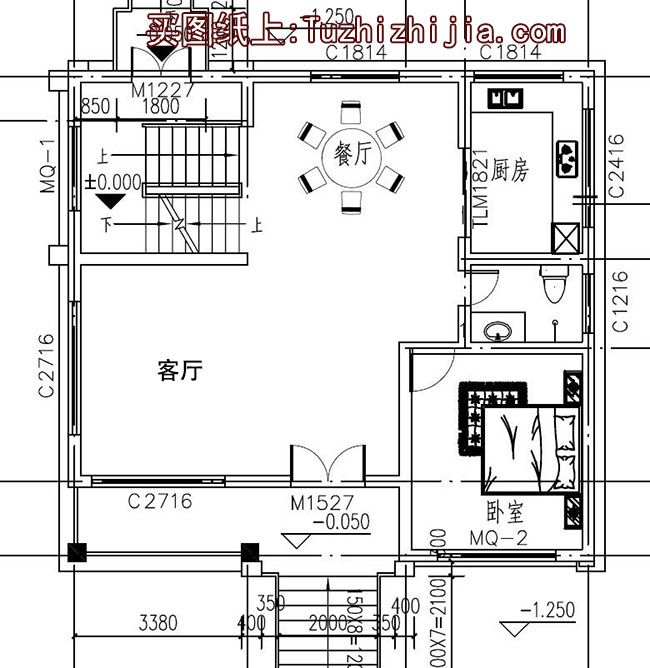 農(nóng)村三層半別墅設計圖及外觀效果圖，三層半樓房設計方案推薦
