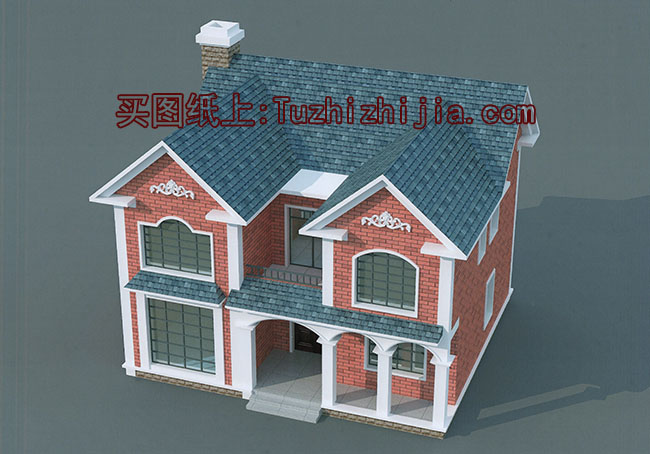 130平新農(nóng)村二層住宅設(shè)計圖，外觀精致、漂亮