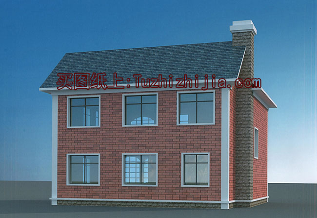 130平新農(nóng)村二層住宅設(shè)計圖，外觀精致、漂亮