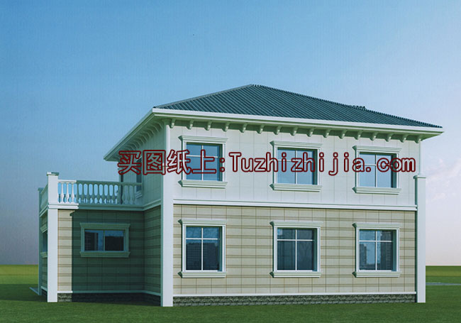 樓中樓客廳挑高二層別墅設(shè)計(jì)圖，復(fù)式別墅方案推薦