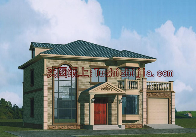 樓中樓客廳挑高二層別墅設(shè)計(jì)圖，復(fù)式別墅方案推薦