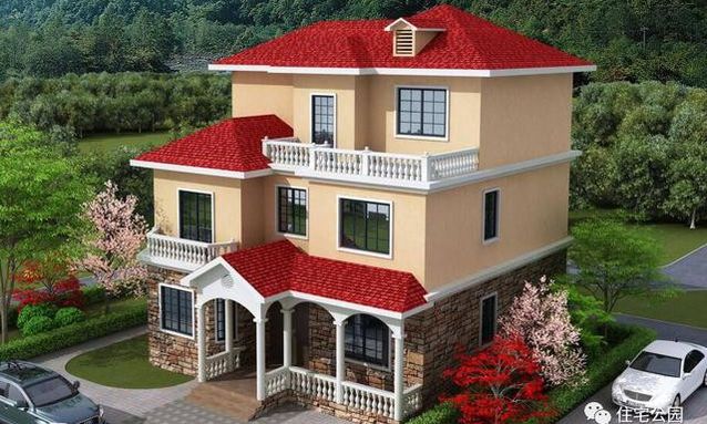 看看這套小別墅，搞定挑空客廳、旋轉(zhuǎn)樓梯只要25萬(wàn)！