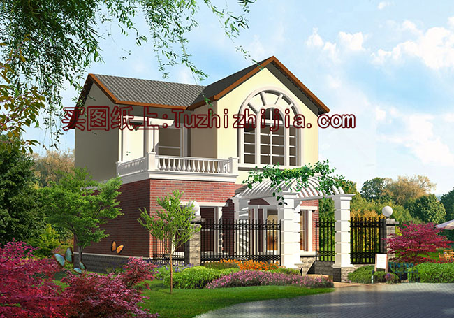 小型經(jīng)濟(jì)實(shí)用的二層別墅房屋設(shè)計(jì)圖，小戶型經(jīng)典設(shè)計(jì)