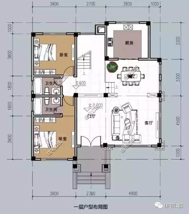 農(nóng)村小戶型別墅設(shè)計(jì)圖，成本30萬，哪套蓋的人最多！