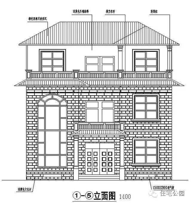 三層別墅設(shè)計圖，戶型合理，很適合生活，含全部施工圖！