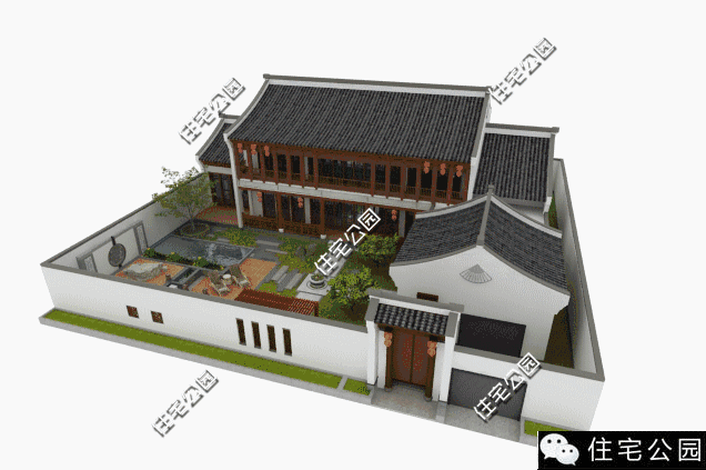 中式四合院設(shè)計(jì)，真真正正適合老百姓生活的房子！