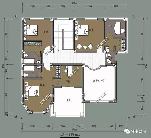 七套農(nóng)村別墅戶型設(shè)計(jì)圖，哪一套是你的最愛呢？