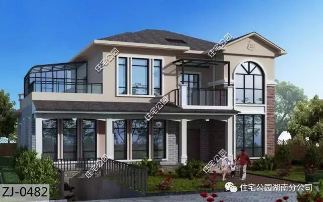 農(nóng)村二層別墅設計，柴火房，陽光房、帶地下室、竟然還有5個臥室！