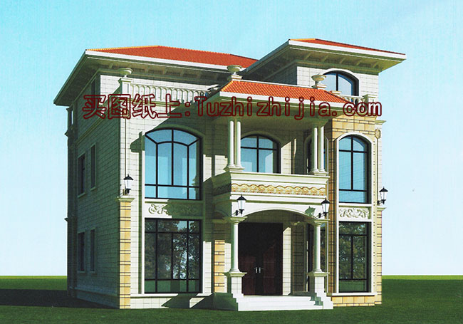 鄉(xiāng)村自建獨(dú)棟三層別墅樓房設(shè)計(jì)圖，預(yù)算30萬內(nèi)