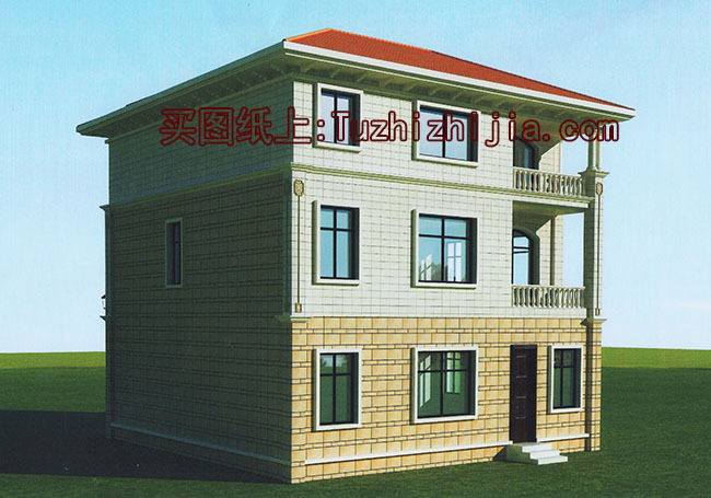 鄉(xiāng)村自建獨(dú)棟三層別墅樓房設(shè)計(jì)圖，預(yù)算30萬內(nèi)