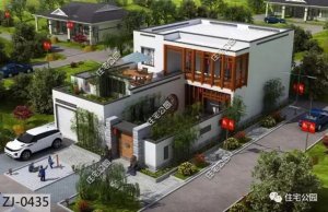 11X21米中式大平層設(shè)計圖，種花養(yǎng)魚生活悠閑！你是不是也想回家建？