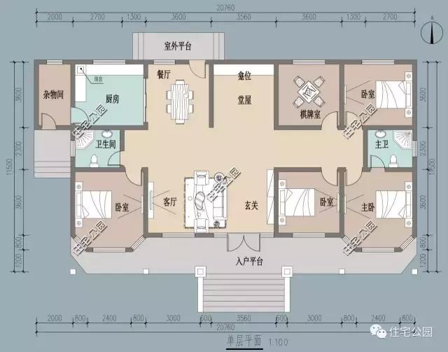 造價(jià)20萬(wàn)的農(nóng)村一層別墅，建房你會(huì)選擇它嗎？