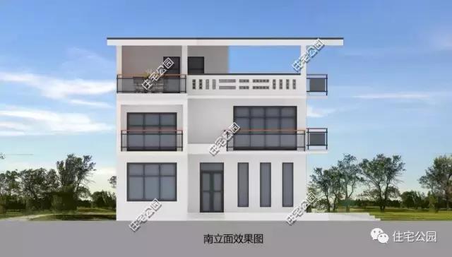 120平農(nóng)村三層別墅，方正戶型、造價27萬！