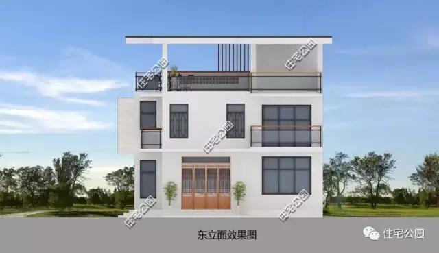 120平農(nóng)村三層別墅，方正戶型、造價27萬！