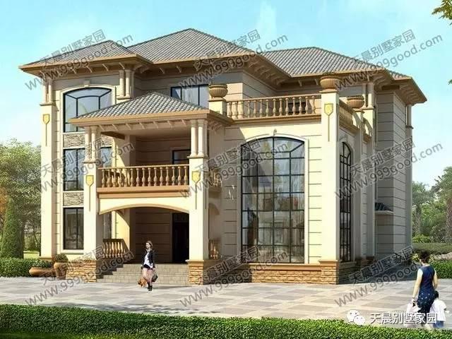 自從蓋了這套歐式別墅設計，親戚鄰居來的就勤了！