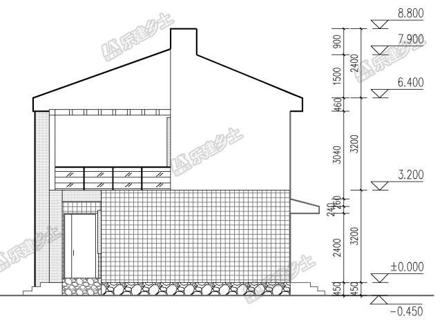 二層別墅設計，可獨棟可聯(lián)排，適合三代人居住