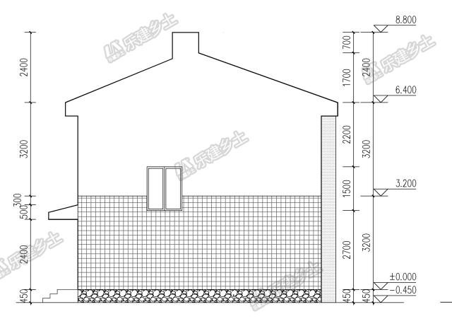 二層別墅設計，可獨棟可聯(lián)排，適合三代人居住