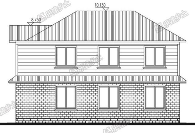 現(xiàn)代簡約二層小洋樓設(shè)計方案，完美布局，大氣美觀！